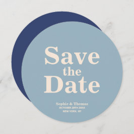 Moderne Vette Typografie Bruiloft Save the Date