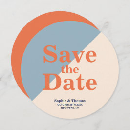 Moderne Vette Typografie Bruiloft Save the Date
