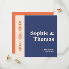 Moderne Vette Typografie Bruiloft Save the Date