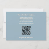 Moderne Vette Typografie Bruiloft Save the Date Kaart (Achterkant)