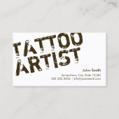 Moderne, vette Visitekaartjes maken artistieke obj (Voorkant)