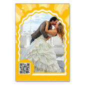 Moderne Vette Zonneschijn Golvende Boog Foto Bruil Kaart (Achterkant)