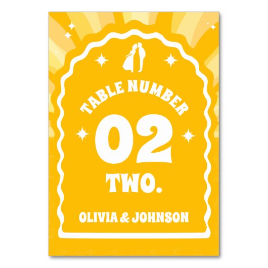 Moderne Vette Zonneschijn Golvende Boog Foto Bruil Kaart (Voorkant)