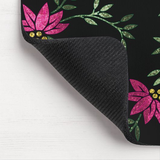 Moderne Victoriaans Floral | Personaliseren Muismat (Hoek)