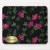 Moderne Victoriaans Floral | Personaliseren Muismat (Voorkant)