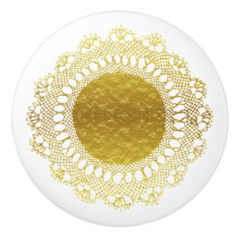 Moderne Victoriaans goudkoorts, krokodilletjes Keramische Knop