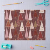 Moderne Victoriaans kerstboom goud bordeaux roze Tissuepapier (Craft)