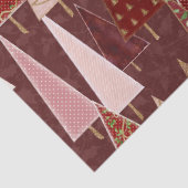 Moderne Victoriaans kerstboom goud bordeaux roze Tissuepapier (Detail)