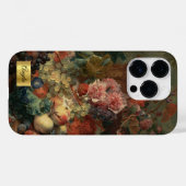 Moderne  Victoriaans stille-leven-bloemen Art Pe Case-Mate iPhone Case (Achterkant (horizontaal))