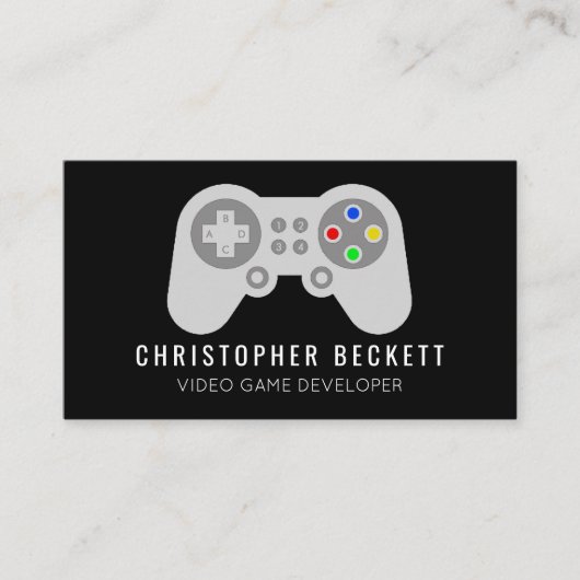 Moderne Videogame Ontwikkelaar, Ontwerper Visitekaartje (Voorkant)