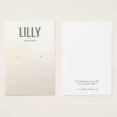 Moderne videombre-oorkoningskaart visitekaartje (Voorkant /achterkant)