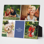 Moderne vier foto-verzamelnaam fotoplaat (Zijkant)