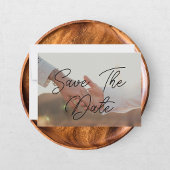 Moderne vier foto's save the date