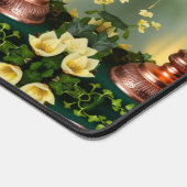 Moderne viering diwali bureaumat (Hoek)