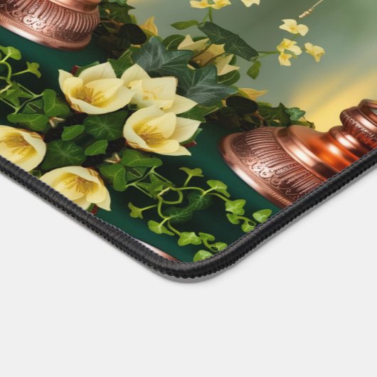 Moderne viering diwali bureaumat (Hoek)