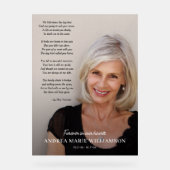 Moderne viering levensfoto acryl bord (Voorkant)