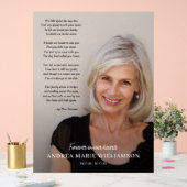 Moderne viering levensfoto acryl bord (Huwelijk)