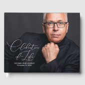 Moderne viering levensfoto gastenboek (Voorkant)