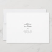 Moderne viering levensfoto kaart (Achterkant)