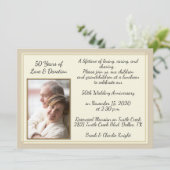 Moderne viering van 50e Jubileum Kaart (Staand voorkant)