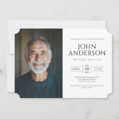 Moderne viering van de begrafenis van de herdenkin kaart (Voorkant)