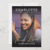 Moderne viering van de biofotouitnodiging kaart (Voorkant)