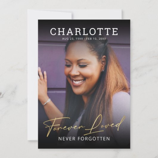 Moderne viering van de biofotouitnodiging kaart (Voorkant)