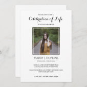 Moderne viering van de uitnodiging voor een leven (Voorkant / Achterkant)