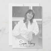 Moderne viering van het begrafenisprogramma Life Kaart (Voorkant)