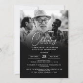 Moderne viering van het leven begrafenis herdenkin kaart (Voorkant)