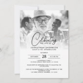 Moderne viering van het leven begrafenis herdenkin kaart (Voorkant)