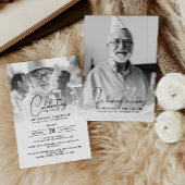 Moderne viering van het leven begrafenis herdenkin kaart