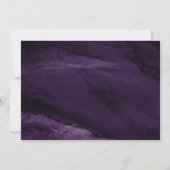Moderne viering van het leven begrafenis Paarse ma Kaart (Achterkant)