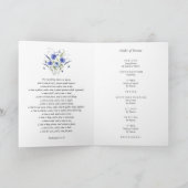 Moderne viering van het leven Foto Begrafenis Gevo Programma (Binnen)