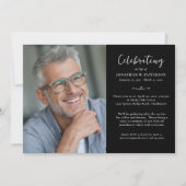 Moderne Viering van het Leven Foto's Aangepast Ged Kaart (Voorkant)