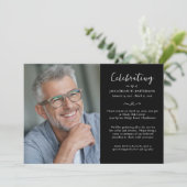 Moderne Viering van het Leven Foto's Aangepast Ged Kaart (Staand voorkant)