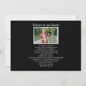 Moderne Viering van het Leven Foto's Aangepast Ged Kaart (Achterkant)