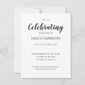 Moderne viering van het leven met foto (Achterkant)