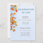 Moderne viering van het leven rouwverwerking uitno kaart (Voorkant)