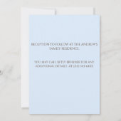 Moderne viering van het leven rouwverwerking uitno kaart (Achterkant)