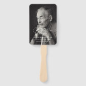 Moderne viering van Life Foto Orde van Dienst Handwaaier (Voorkant)