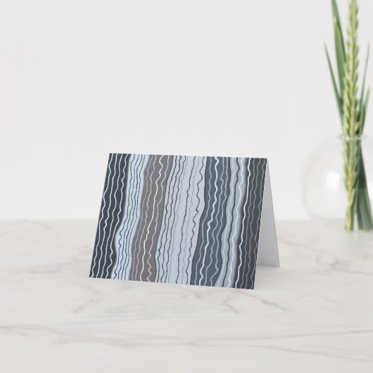 Moderne vierkant 5 blanco briefkaart (Voorkant)