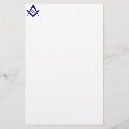 Moderne Vierkant & Kompassen Briefpapier (Voorkant)