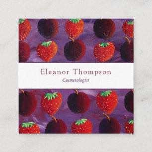 Moderne vierkant vierkante visitekaartje