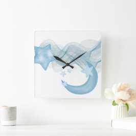 Moderne vierkante acryl wandklok voor stijlvolle r