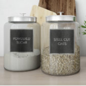 Moderne Vierkante Chalkboard Pantry Labels