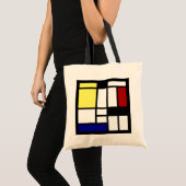 Moderne vierkante kunst tote bag (Voorkant (product))