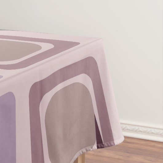 Moderne vierkantjes uit het midden van de eeuw Roz Tafelkleed (Voorbeeld)