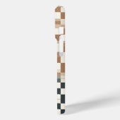 Moderne Vierkwadrant Verlopen Geruite Hoes voor Te (Achterkant / Links)