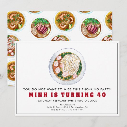 Moderne Vietnamese ở 40e verjaardag (Voorkant / Achterkant)